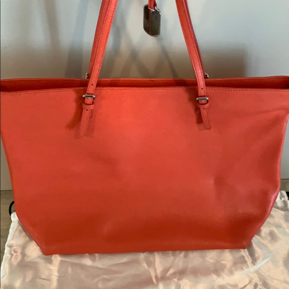 Coral Furla Tote Bag